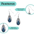 thumbnail image 5 of Abalone Shell 925 Sterling Silver Flower Dangle Drop Earrings Jewelry Gifts for Women Birthday Gifts, 5 of 6
