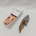 thumbnail image 3 of umoeclia Bottle openers Durable Stainless Steel And Solid Wood Dual Material Corkscrew Leverage Bottle Openers, 3 of 5