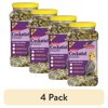 (4 pack) 3-D Pet Products Premium Cockatiel Bird Food Seeds, with Probiotics, 4.5 lb. Stay Fresh Jar
