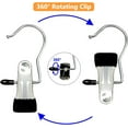 thumbnail image 5 of 40 Pack Clips for Hanging, Laundry Hook Hangers Clothes Hanger Clips for Closet Organizer,Boot Hangers for Closet,Small Clips for Wardrobe Travel Pants Socks Handbag (Black), 5 of 9