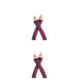 thumbnail image 4 of Guantes largos sin dedos sweethay para mujer negro rosa rojo 2Conjunto, 4 of 6
