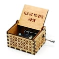 thumbnail image 2 of Caja de música de madera FLY Me To The Moon, regalo mecánico de cumpleaños para niños, navidad, pareja, día de san valentín, regalo especial, 2 of 4