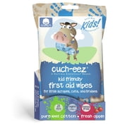 Natural Essentials Kids Ouch-Eez First Aid Wipes for Children Apple Scent, 32 Ct