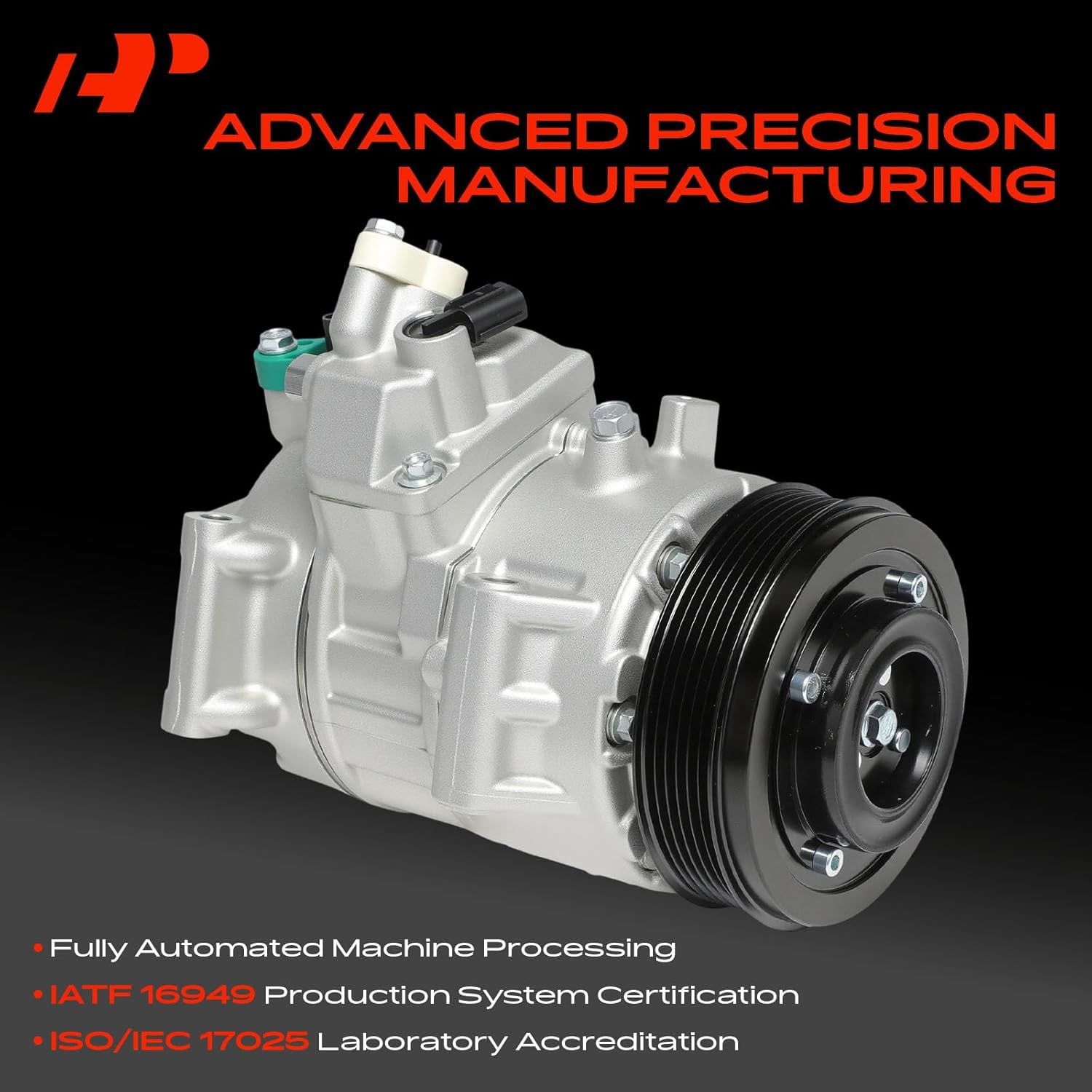 A-Premium AC Compressor with Clutch Compatible with Toyota Camry 2012-2017 RAV4 2009-2012 L4 2.5L
