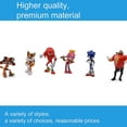 thumbnail image 3 of 6 Pcs Figurines Mini Sonic Poupée Modèle Ornements Figurines d'Action 2,3 Po, 3 of 3