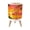 Color 1, variant on Small Trash Can with Lid Flamingo Pink Tropical Sunset Vibrant Orange Sky Palm Leaves 1.8 Gallon Dog Proof Trash Can Round Garbage Can Waste Bin Wastebasket for Bathroom Bedroom Living Room