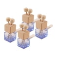 thumbnail image 3 of lionlar 4 Pieces Car Aromatherapy Diffuser Bottles Car Accessory Car Air Freshener Decor Blue, 3 of 9