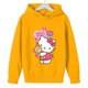 thumbnail image 3 of Sudadera con capucha de Hello Kitty Cat Kawaii para niños, ropa de otoño para bebés y niñas, sudadera para niños, chándales casuales para niños pequeños, 3 of 5