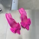 thumbnail image 3 of Zapatos de mujer, novedad de verano 2024, zapatos de tacón con nudo de mariposa para mujer, zapatos de tacón fino con punta puntiaguda, zapatos de tacón alto para mujer, 3 of 5