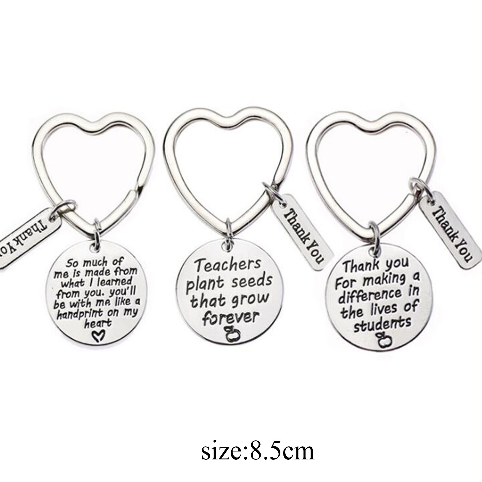 Sehao Teacher's Day Keychain Teacher Appreciation Keychain Gifts for