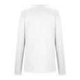 thumbnail image 5 of Fanxing Deals 2025 Plus Size Long Sleeve Shirts for Women Fall Loose Fit Blouses Long Tunics for Women to Wear with Leggings White,XXXXL, 5 of 7