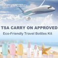 thumbnail image 2 of ZOUYUE 12PCS Travel Bottles Set for Toiletries,TSA Approved Traveling Travel Size Containers for Shampoo Spray Bottle,Lotion & Body Wash Accessories, 2 of 7