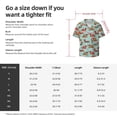thumbnail image 5 of Sikiie Dachshund Christmas Play Men's Cuban Shirt, Hawaiian Shirts, Business Casual Button Down Shirts, Short Sleeve Shirt-Large, 5 of 5