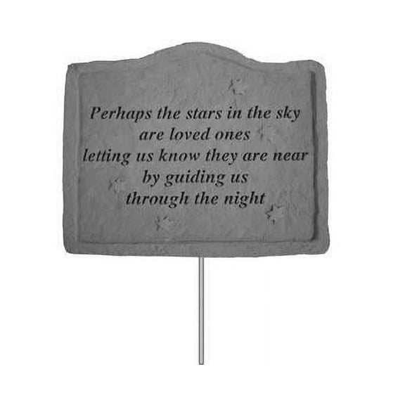 Garden Stake-Perhaps The Stars... Memorial Garden Stone