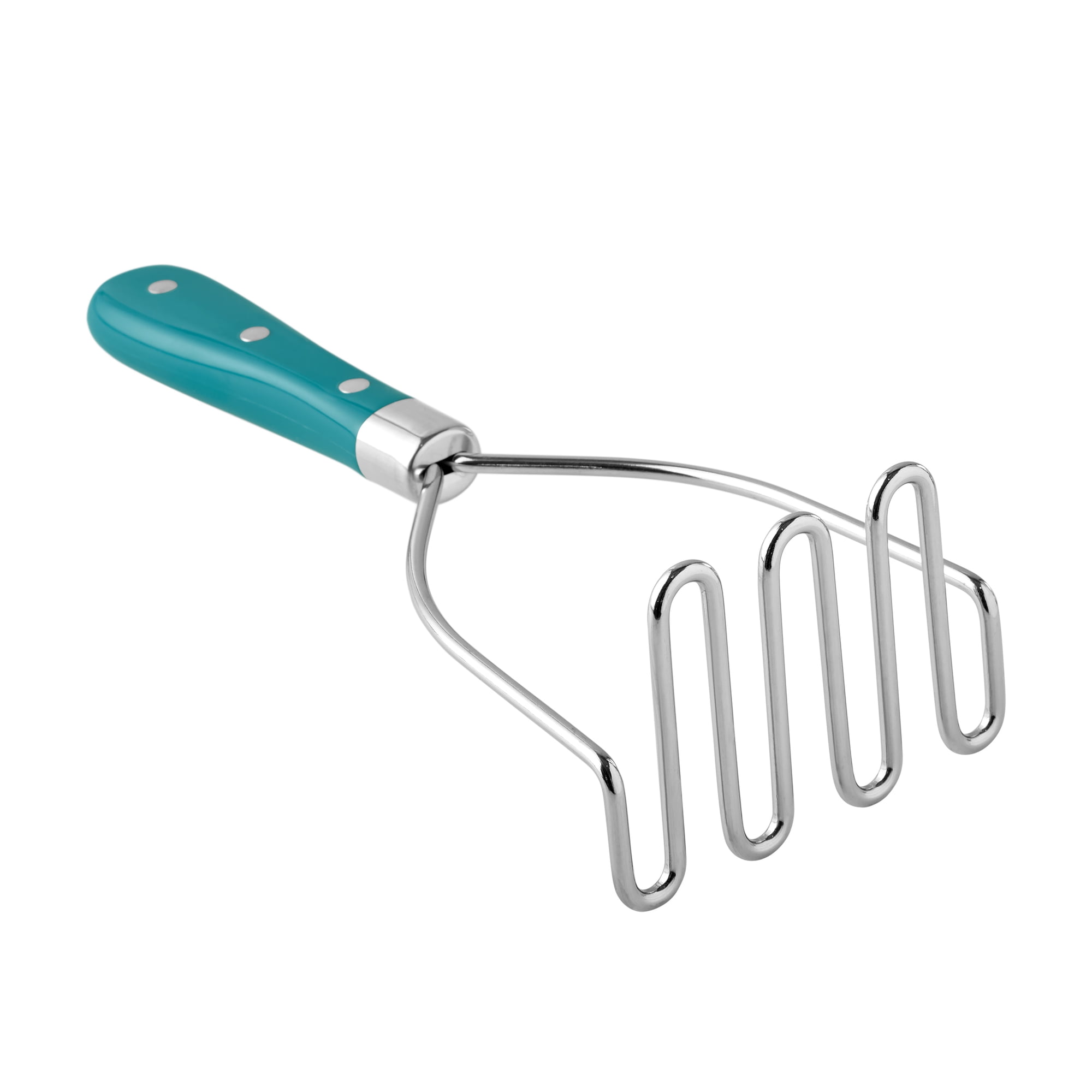 The Pioneer Woman Frontier Collection Stainless Steel Masher, Deep Teal