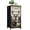 Color 3, variant on Dresser for Bedroom with 4 Storage Drawers Misty Pine Forest Layered Evergreen Trees Soft Fog Dressers Chest of Drawers Steel Framed Fabric Closet Organizers for Dorm Entryway End Table