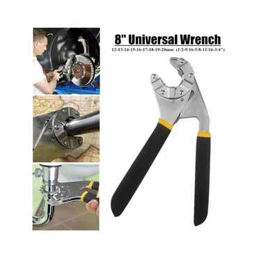 8In Adjustable Spanner Wrench Open Car Repair Tool Universal Hexagon Wrench with Multifunctional Wrench Hand Tools