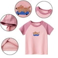 thumbnail image 2 of LYMAYTER Girls Cotton T-Shirts for Kids Toddler Cute Short Sleeve Tees Baby Summer Versatile Tees Shirts for 1-8 Years, 2 of 9