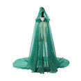 thumbnail image 4 of Capa con Capucha Sunnimix de Tul Verde para Mujer, 4 of 8