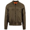 thumbnail image 1 of Build Your Brand - Chaqueta estilo bomber en contraste par ahombre (Oliva Oscuro) Build Your Brand UTRW5670_darkolive, 1 of 1