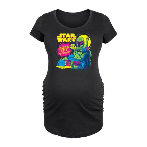 Star Wars - Boba Fett Bounty Hunter - Maternity Scoop Neck Tee