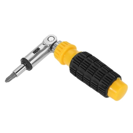screwdriver ratchet bits sturdy positions magnetic ratcheting holder tool inch quick change