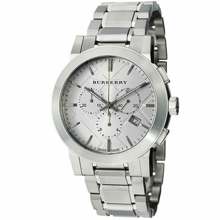 Burberry The City BU9350 Stainless Steel Checker Dial Men's Watch