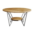 thumbnail image 6 of Castle Place Modern 3- Pieces Coffee Table Set, Light Oak, 6 of 14