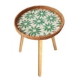 thumbnail image 3 of Mesa auxiliar de ratán, mesa auxiliar redonda, mesa de centro, decoración del hogar, diseño abierto, planta Girasol 40cm, 3 of 9