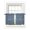 Blue, variant on Teal Green Terracotta Splatter Curtains 45 Inch Length,Sheer Curtains for Bedroom Living Room Window Boho Mottled Vintage Rustic Rod Pocket Drapes Kitchen Curtains Small Half Window 42"x45" 2 Panels