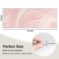 thumbnail image 5 of Pink Gold Wave Marble Kitchen Rug Mat,Kitchen Runner Rugs Non Skid Washable,Decorative Kitchen Floor Mats for Kitchen,Sink,Laundry,17"X47", 5 of 5