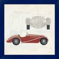 thumbnail image 1 of Great Art Now Roadster I Red Car by Avery Tillmon, Framed Wall Art, 14W x 14H, 1 of 3