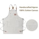 thumbnail image 4 of Delantal de lona Apron AFUN Chef para hombre y mujer, color beige, 4 of 7