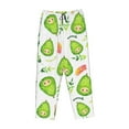 thumbnail image 4 of Junzan Kawaii Avocado Women'S Pajama Pants Drawstring Comfy Sleep Bottoms With Pockets, 4 of 9