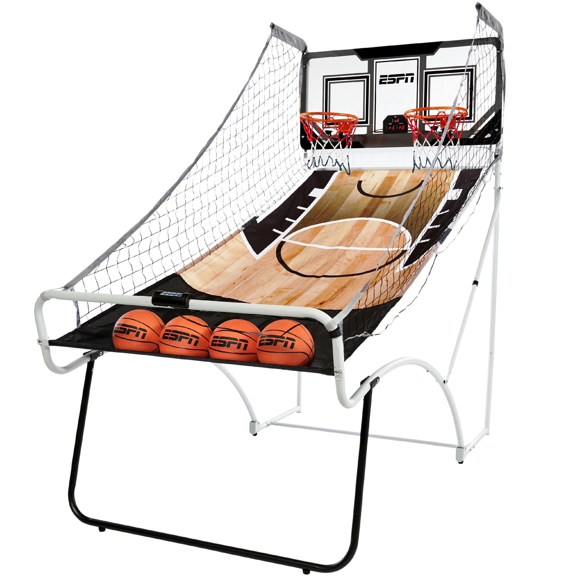ESPN EZFOLD 2Player SpaceSaving Indoor Sports Arcade Basketball Game