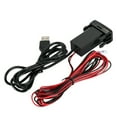 thumbnail image 2 of Cargador de toma de interfaz USB para coche 5V 2.1A + Audio USB, 2 of 6