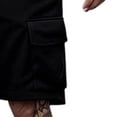 thumbnail image 6 of Bovxnpu Men's Clothing Set 2 Piece Outfits Tracksuit Men Short Sleeve Crew Neck Top Multi Pocket Elastic Waist Shorts Set, 6 of 7