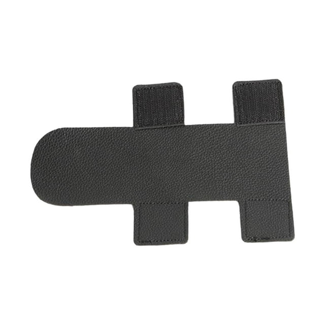 QualitChoice Leather Cushion Hand Guard Slide Cover With Trombone Guard Ensures Long Term Instrument Black Hand guard
