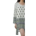 thumbnail image 3 of Moomaya Robes Décontractées Femmes Rayonne Robe Mini à Manches Longues pour Femmes, 3 of 4