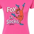 thumbnail image 3 of Dr. Seuss - Fox In Sox Cover - Juniors Fitted Graphic T-Shirt, 3 of 6