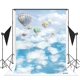 thumbnail image 1 of Fondo de Fotografía ABPHQTO 150x220cm Nubes Blancas y Cielo Azul Globo de Aire Caliente, 1 of 2