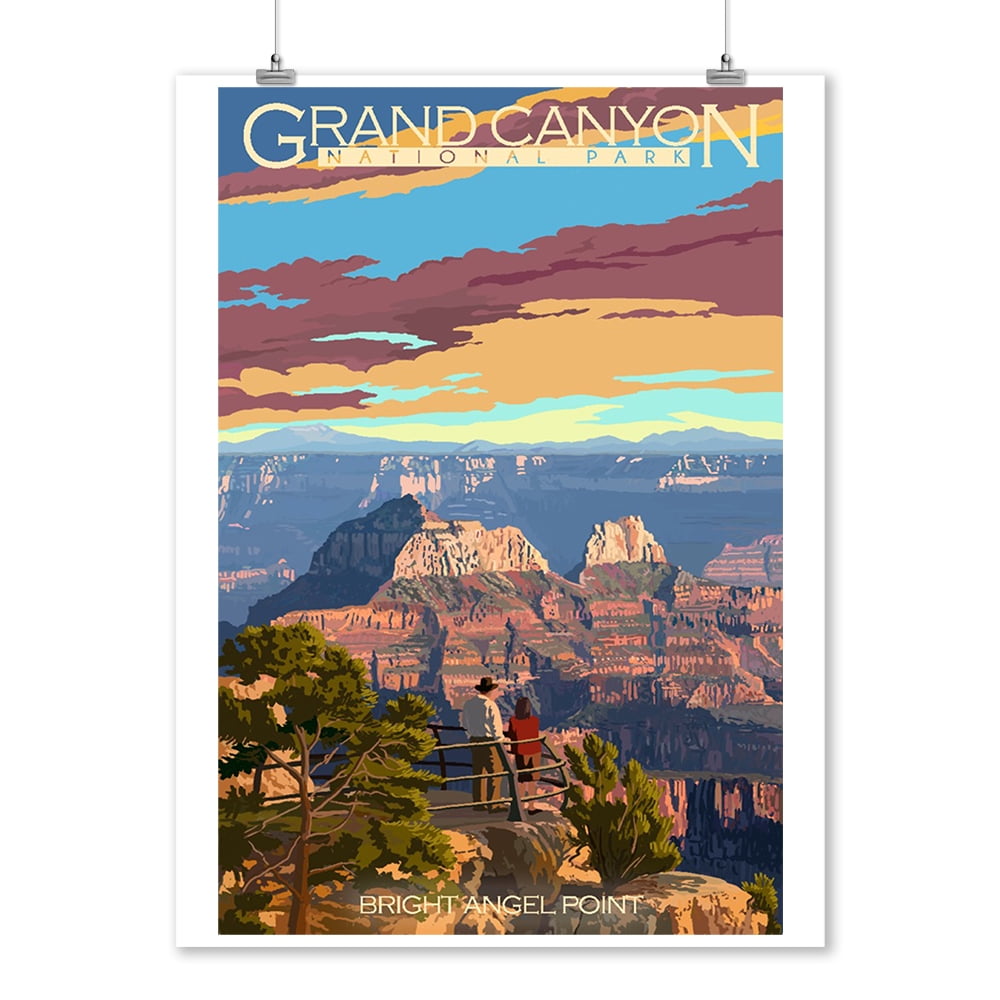 Grand Canyon National Park, Arizona - Bright Angel Point - Lantern ...