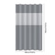 thumbnail image 3 of Cortina de ducha impermeable de EVA empalmada, 180 x 180 cm | Cortina de baño gruesa sin perforaciones con ganchos | Panel impermeable y permeable a la luz, material EVA duradero | Negro, blanc, 3 of 5