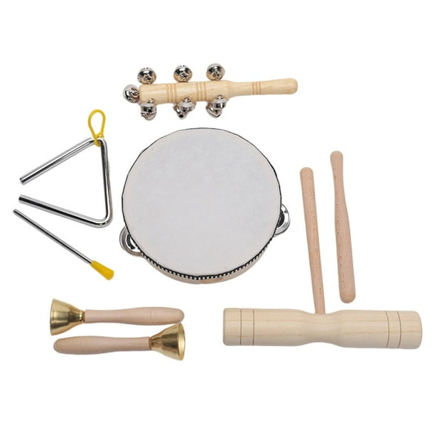 Juego de música de madera para aprender a enseñar, juguete musical de percusión. B