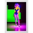 thumbnail image 2 of Stephen Chambers 23x32 White Modern Wood Framed Wall Art Titled - Neon Venus 10, 2 of 6