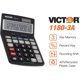 thumbnail image 2 of Calculadora func. Victor 1180-3A 12D, pilas y solar, LCD ángulo ajust., ideal hogar/oficina, negro, 2 of 3