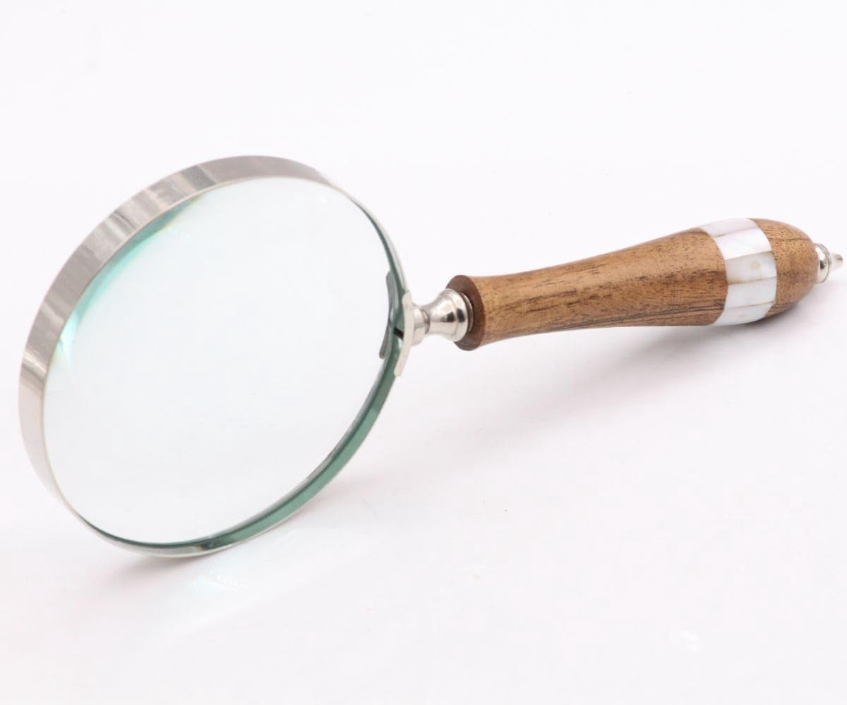 Personalized Gift Magnifying Glass with Engraved Hardwood Box - Unique Gift