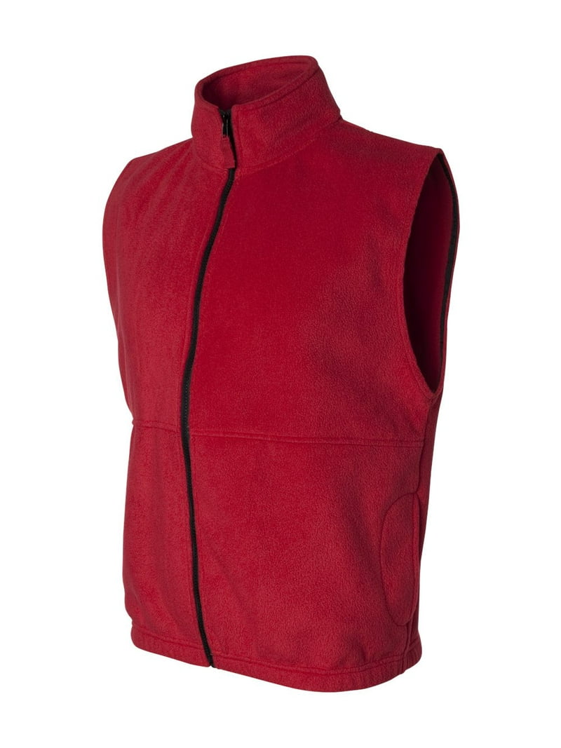 Sierra Pacific Fleece Full-Zip Vest 3010 Red S - Walmart.com