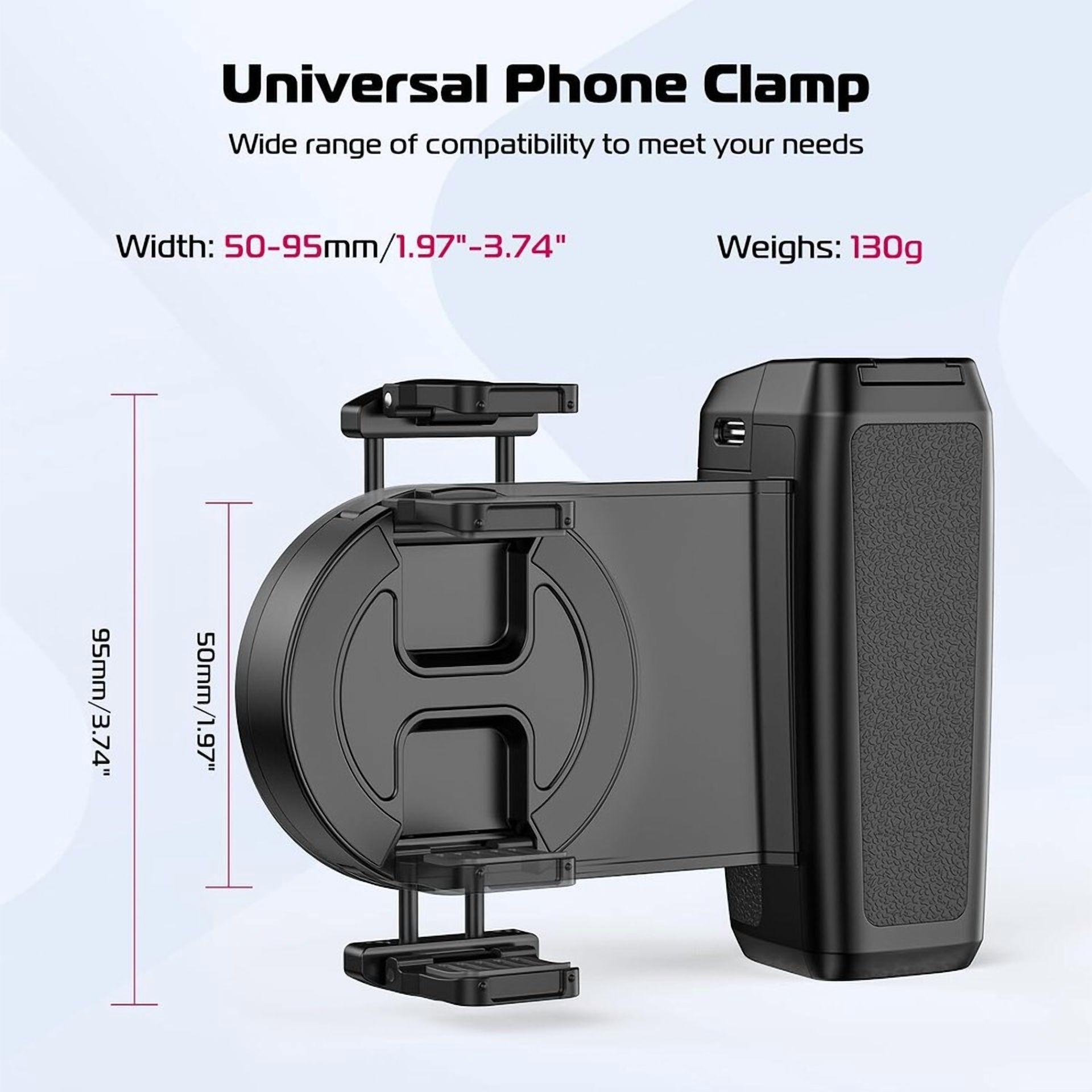 Ulanzi Selfie Phone Tripod Mount MA35 2 in 1 Camera Grip Handle Holder for Smartphone Video Shooting