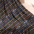 thumbnail image 3 of Colorful Geometric Striped Pattern Blanket,Comfortable Soft Flannel Throw Blanket,All Season,Warm Lightweight Blankets for Sofa Bed Couch Living Room Chair,50"x60", 3 of 4